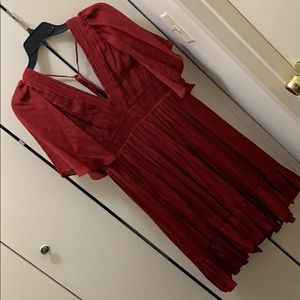 Nwt halston heritage Burgundy dress